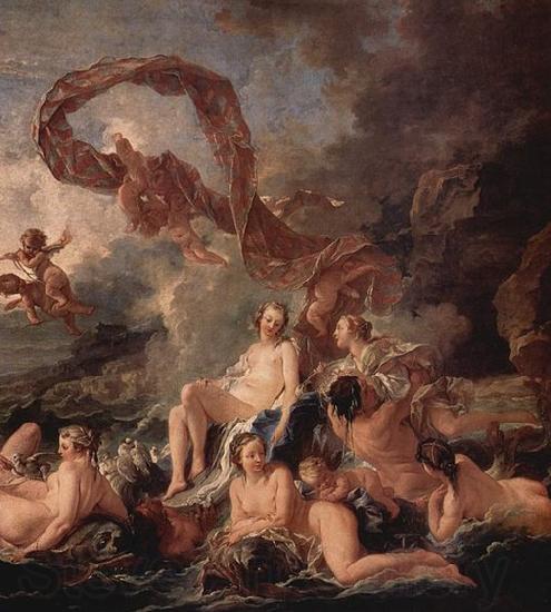 Francois Boucher The Triumph of Venus, also known as The Birth of Venus Norge oil painting art